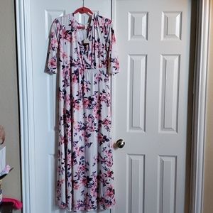 Pink Blush Maternity Dress